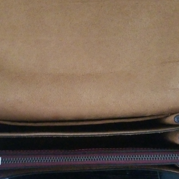 Coach Orange and Brown Crossbody Bag - Picture 9 of 13